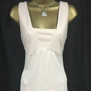 Jane Norman Pencil Bodycon Dress 12 Nude Pink Party Stretchy Occasion Wedding